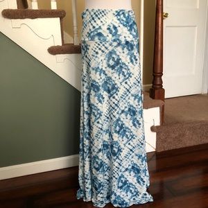 Medium tie dye maxi skirt